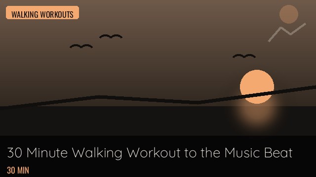 30 Minute Walking Workout for Beginners & Seniors! Low Impact & to the Music Beat!