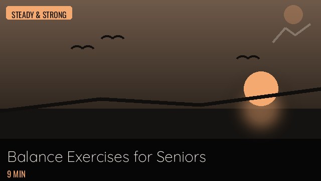 Balance Exercises for Seniors