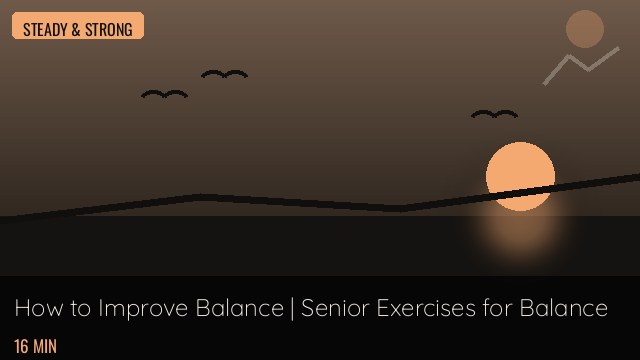 How to Improve Balance | Senior Exercises for Balance