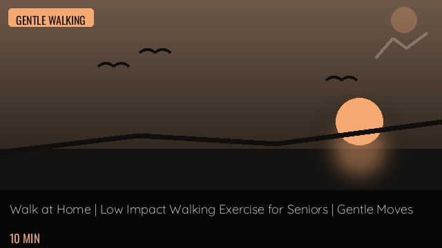 Walk at Home | Low Impact Walking Exercise for Seniors | Gentle Moves